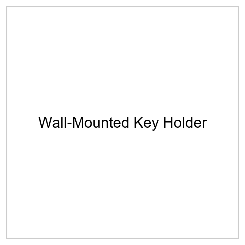 Wall-Mounted Key Holder with Shelf - Entryway Organizer