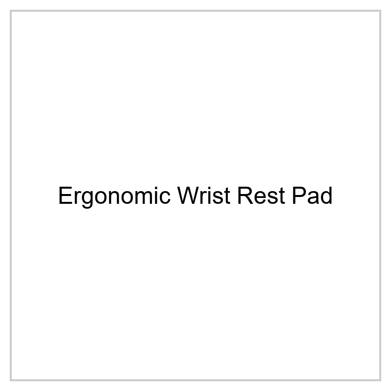 Ergonomic Wrist Rest Pad - Memory Foam Comfort for Office & Gaming
